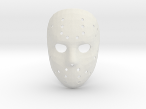 Jason Voorhees Mask (Small) in White Natural Versatile Plastic