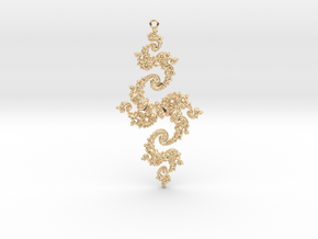 Julia Pendant 1 MP1 in 14k Gold Plated Brass