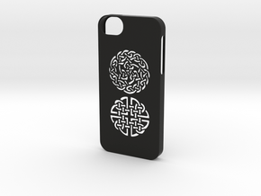 iphone 5/5s celtic case in Black Natural Versatile Plastic