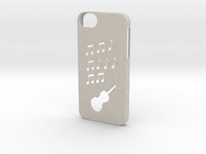 Iphone 5/5s music case  in Natural Sandstone