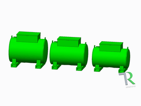 H0 1:87 Baustellentank Set in Tan Fine Detail Plastic