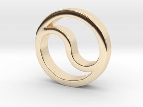 Time and Space Union in 14k Gold Plated Brass