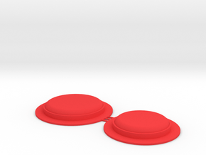 MPDA (Size 2) Lenses in Red Processed Versatile Plastic