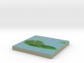 Terrafab generated model Tue Aug 18 2015 21:30:50  in Full Color Sandstone