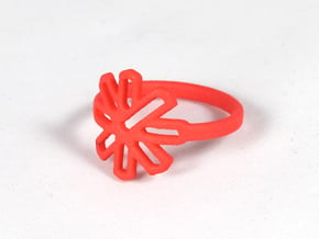  Pomegranate Blossom- Multiple Sizes  in Red Processed Versatile Plastic