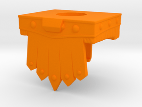 Skeletor's belt for minimate in Orange Processed Versatile Plastic
