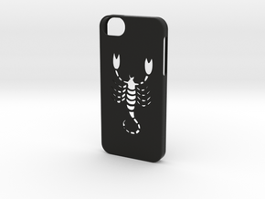 Iphone 5/5s scorpio case in Black Natural Versatile Plastic