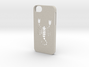 Iphone 5/5s scorpio case in Natural Sandstone