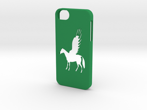 Iphone 5/5s pegasus case in Green Processed Versatile Plastic