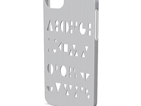 Iphone 5/5s geometry case in Tan Fine Detail Plastic