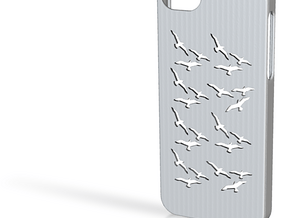 iphone 5/5s birds case in Tan Fine Detail Plastic