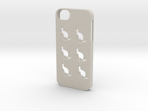 Iphone 5/5s kangaroo case in Natural Sandstone