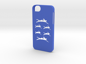 Iphone 5/5s swimming case in Blue Processed Versatile Plastic