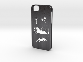 Iphone 5/5s minoan civilization case in Polished and Bronzed Black Steel