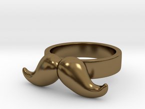 Mustache  Type:1 in Polished Bronze