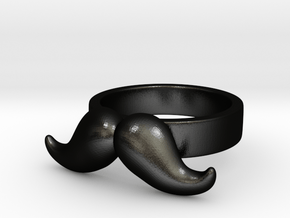 Mustache  Type:1 in Matte Black Steel