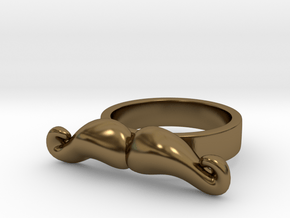 Mustache Type:2 in Polished Bronze