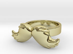 Mustache Type: 3 in 18k Gold