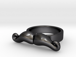 Mustache Type:2 in Polished and Bronzed Black Steel