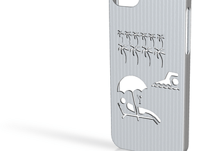 Iphone 5/5s exotic case in Tan Fine Detail Plastic