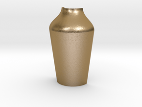 Pint Mold Form Half in Polished Gold Steel