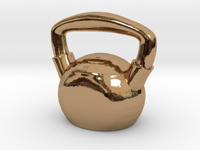 Kettlebell  - Made of Steel in Polished Brass