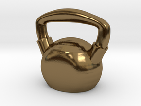 Kettlebell  - Made of Steel in Polished Bronze