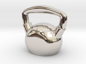 Kettlebell  - Made of Steel in Rhodium Plated Brass