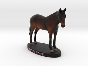 Custom Horse Figurine - Katie in Full Color Sandstone