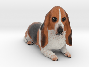 Custom Dog Figurine - Ziggy in Full Color Sandstone