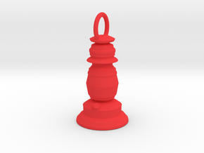 Lantern in Red Processed Versatile Plastic
