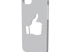 Iphone 5/5s thumbs up case  in Tan Fine Detail Plastic