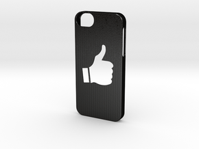 Iphone 5/5s thumbs up case  in Matte Black Steel