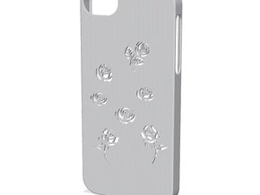 Iphone 5/5s rose case in Tan Fine Detail Plastic