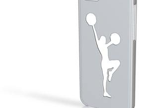 Iphone 6 Cheerleader case in Tan Fine Detail Plastic