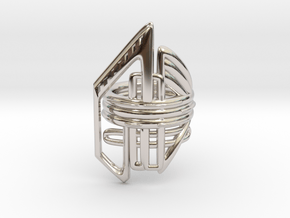 Balem's Ring2 - US-Size 10 (19.84 mm) in Platinum