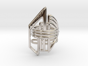 Balem's Ring2 - US-Size 10 1/2 (20.20 mm) in Platinum