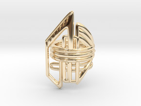 Balem's Ring2 - US-Size 11 (20.68 mm) in 14K Yellow Gold