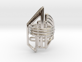 Balem's Ring2 - US-Size 12 (21.49 mm) in Platinum