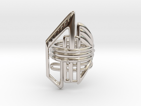 Balem's Ring2 - US-Size 12 1/2 (21.89 mm) in Platinum