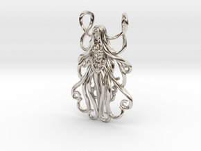 Vigro Zodiac Pendant in Rhodium Plated Brass