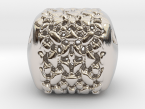PA Charm V11f SE571h15x13 in Rhodium Plated Brass