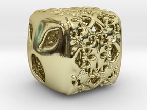 PA Charm V11f SE569h15x13 in 18k Gold Plated Brass