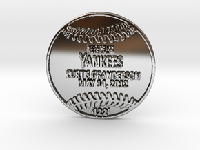 Curtis Granderson in Fine Detail Polished Silver