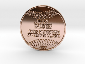 Curtis Granderson2 in 14k Rose Gold Plated Brass