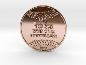 David Ortiz in 14k Rose Gold Plated Brass