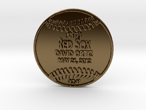 David Ortiz2 in Polished Bronze
