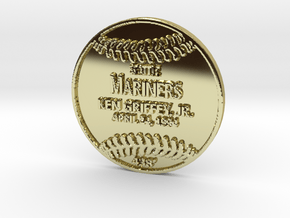 Ken Griffey in 18k Gold