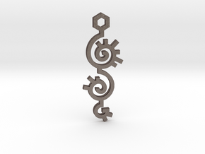 Spiral / Espiral in Polished Bronzed Silver Steel