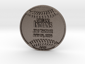 Jim Thome in Polished Bronzed Silver Steel